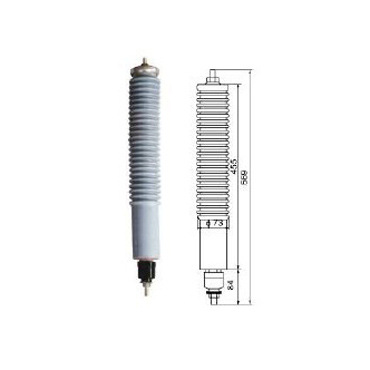 出口型瓷外套避雷器24KV